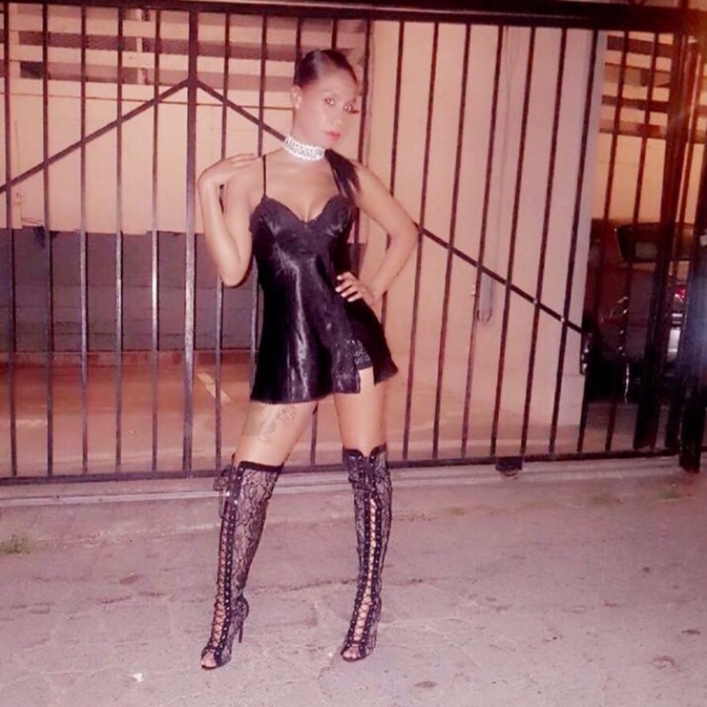 LINGERIE TURNED INTO DRESS